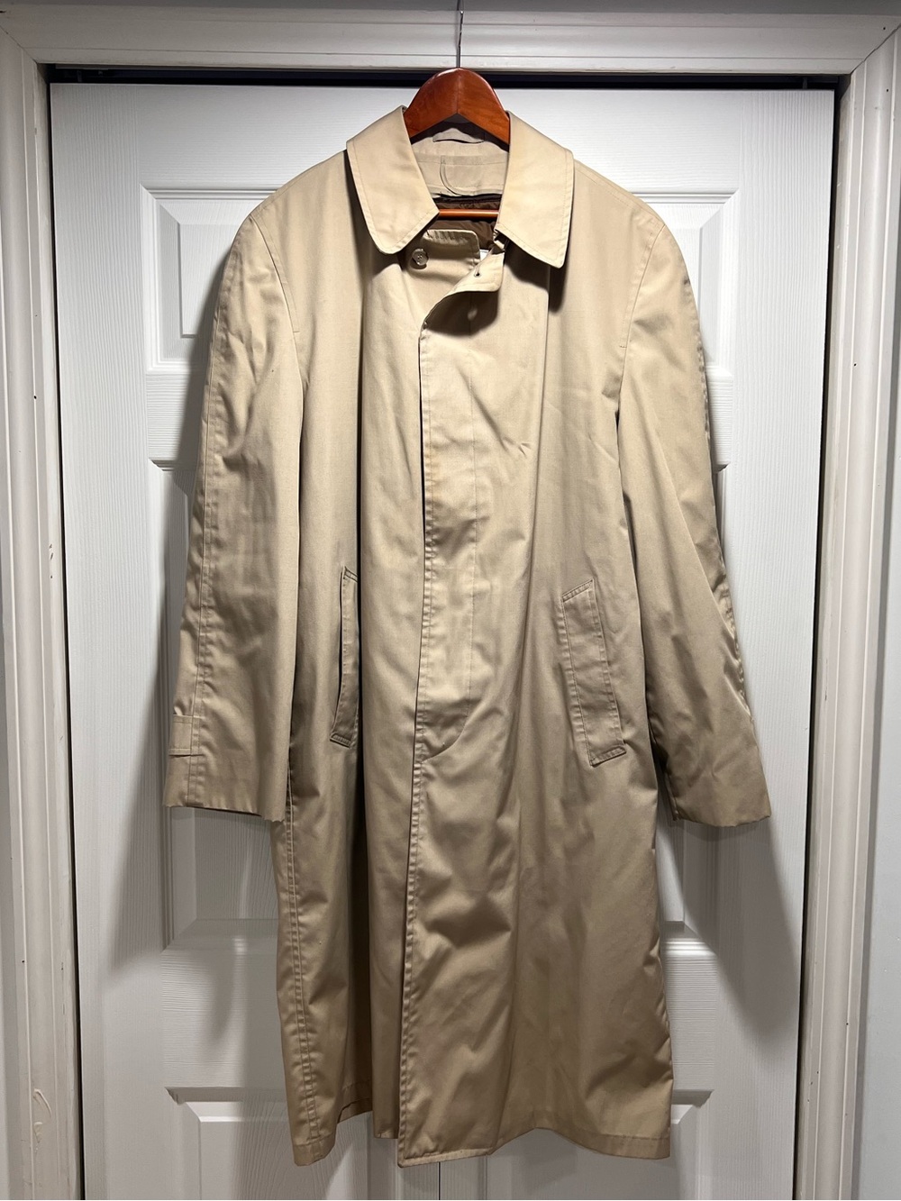 Mens London Fog rain coat 42 long